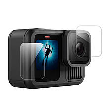 Набір захисних плівок для екрану та об'єктив для GoPro 13 Telesin S6-FLM-08-TGP, фото 3