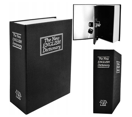 Сейф книга Malatec 18см х 11,5см х 5,6см метал, фото 1