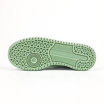 Жіночі кросівки Adidas Forum 84 Low White Green Адідас Форум низькі білі із зеленим шкіряні демісезонні, фото 6