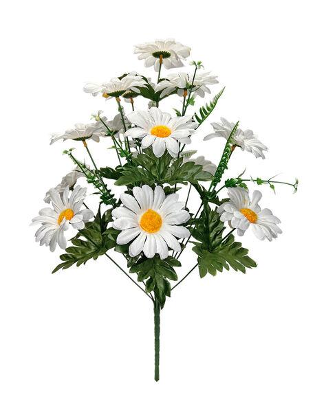 Штучний букет Ромашки, білий, 16 голів, 560 мм, фото 1