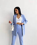 Класичний брючний костюм 42-44 44-46, фото 9