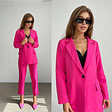 Класичний брючний костюм 42-44 44-46, фото 10