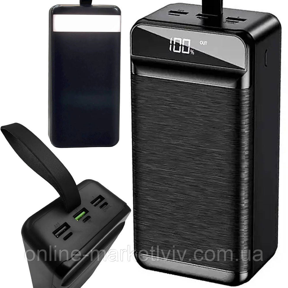 Павербанк 30000mAh зі швидкою зарядкою (22,5W) 3хUSB, XO PR156 / Повербанк для телефону / Power Bank / УМБ