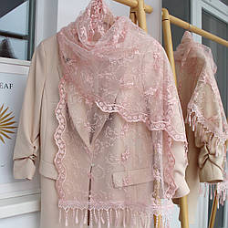 Шарф святковий церковний ажурний 157012