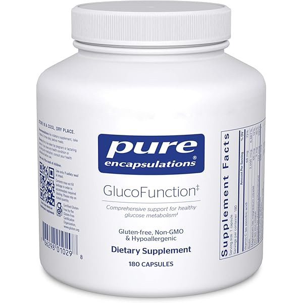 ГлюкоФункція, GlucoFunction, Pure Encapsulations, 180 капсул BX666