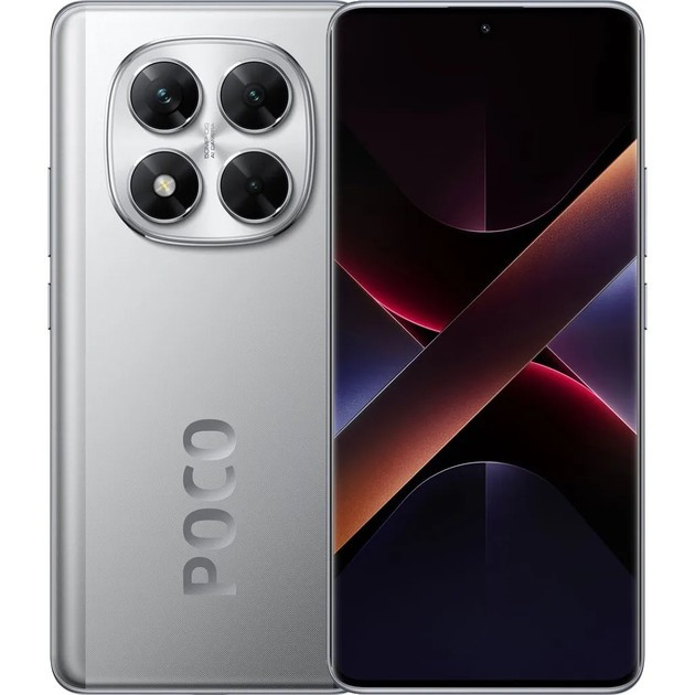 Смартфон Xiaomi POCO X7 8 / 256Gb сріблястий