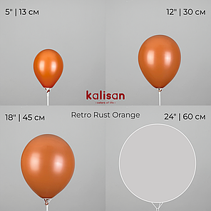 KALISAN-КЛ 12" 61 Ретро Помаранчевий | Retro Rust Orange, фото 4