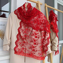 Шарф святковий церковний ажурний 157013