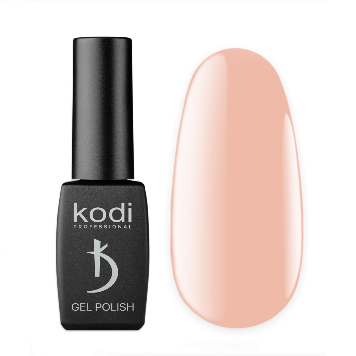Базове кольорове покриття для гель-лаку Color Rubber base gel, Peach, Kodi Professional, 8мл