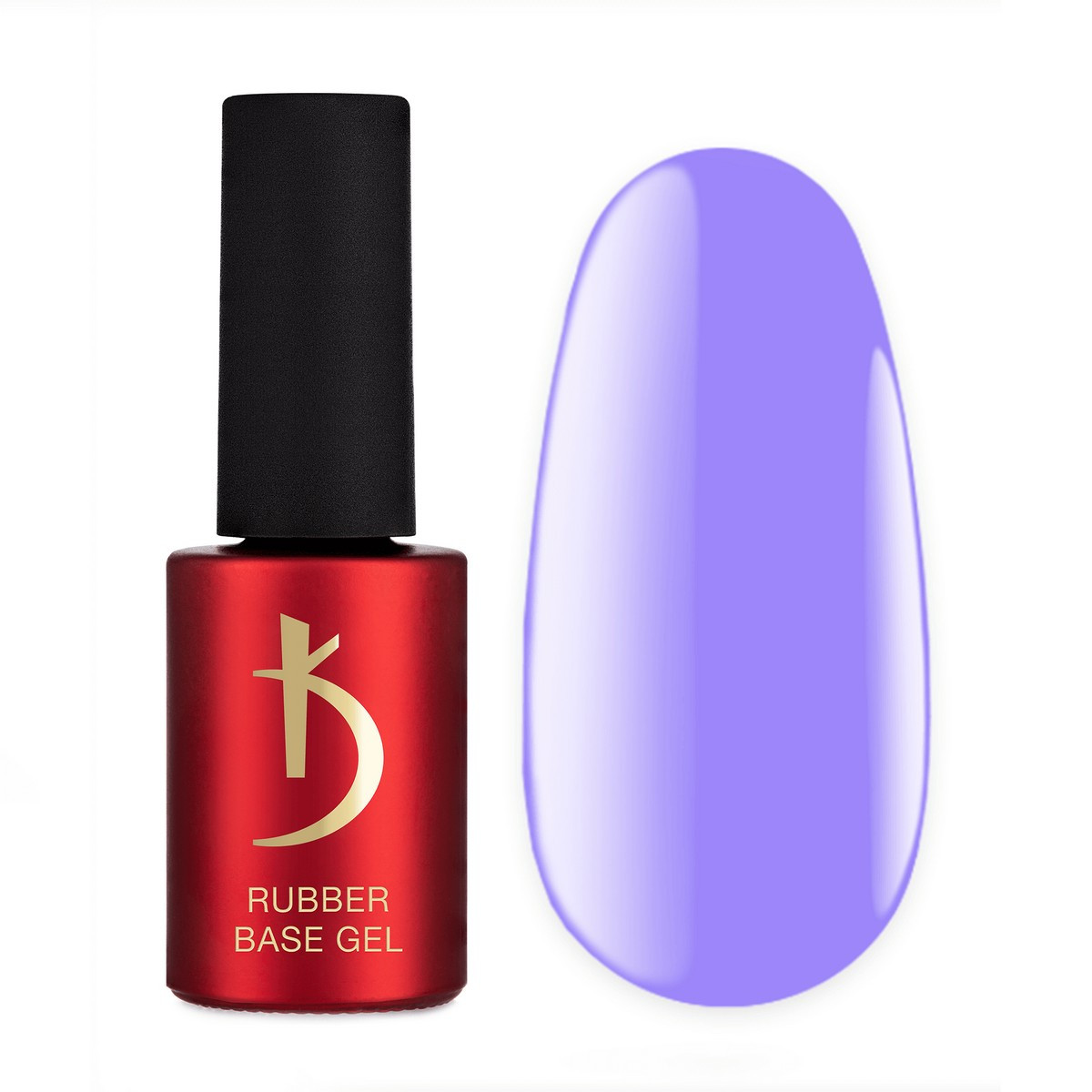 Базове кольорове покриття для гель-лаку Color Rubber base gel, Violet, Kodi Professional, 7 мл
