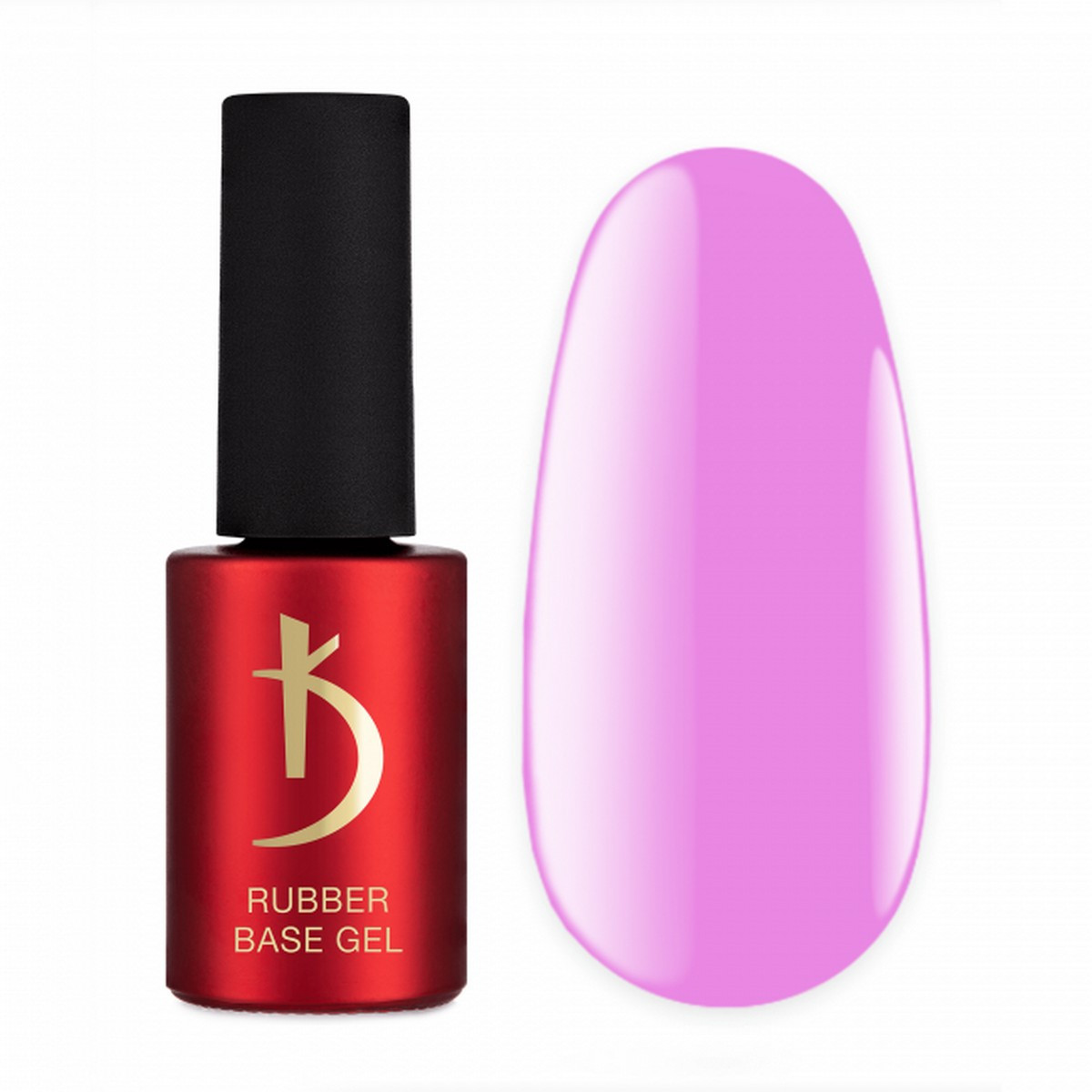 Базове кольорове покриття для гель-лаку Color Rubber base gel, Rosy, Kodi Professional, 7 мл