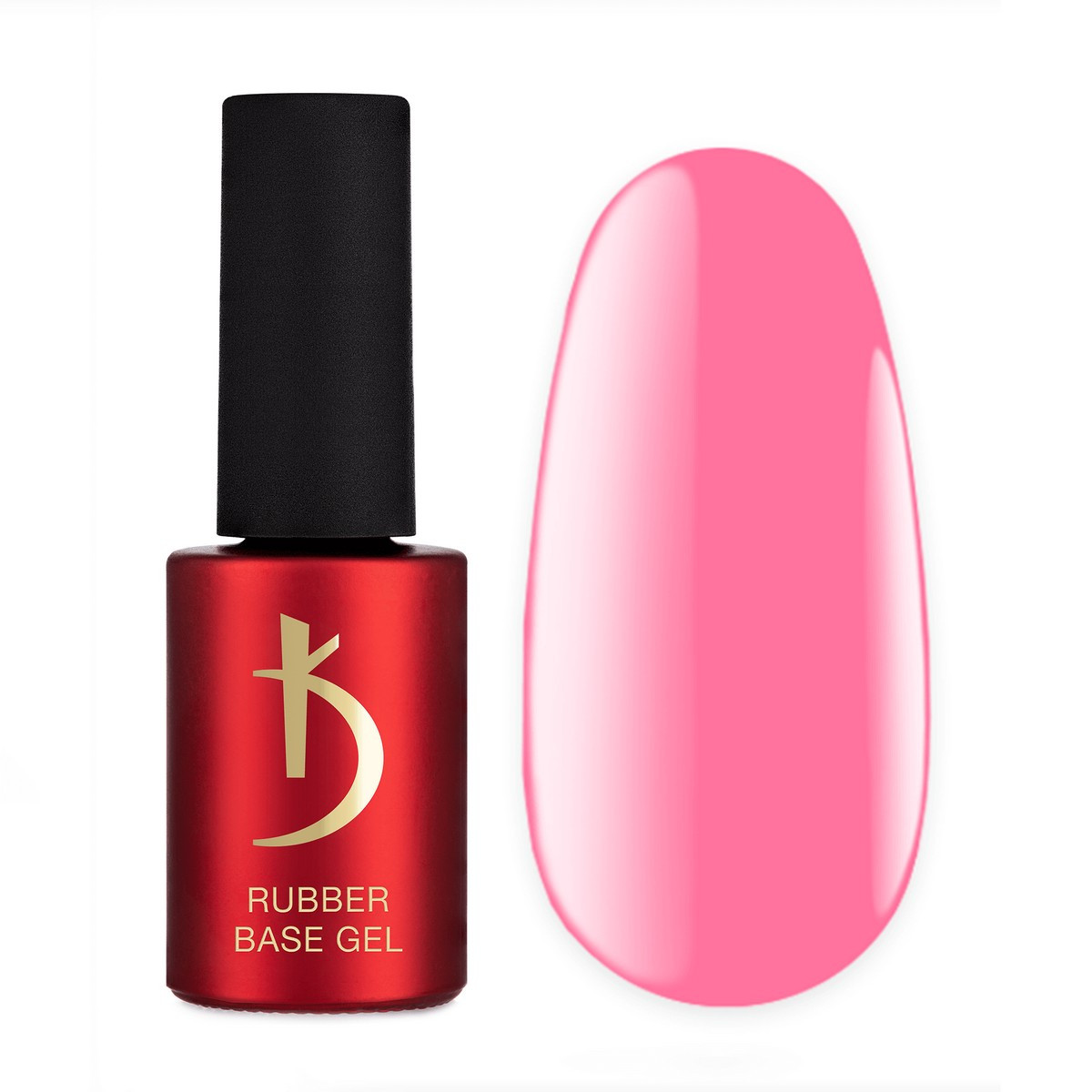 Базове кольорове покриття для гель-лаку Color Rubber base gel, Pink, Kodi Professional, 7 мл