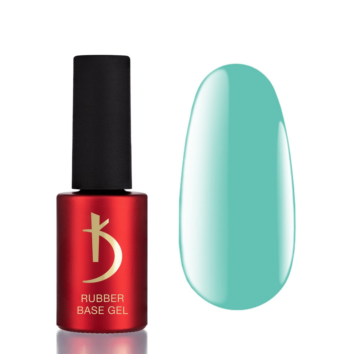 Базове кольорове покриття для гель-лаку Color Rubber base gel, Mint, Kodi Professional, 7 мл