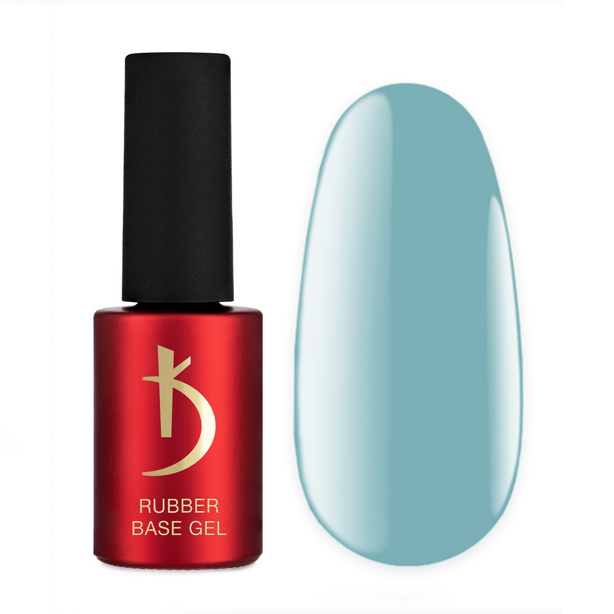 Базове кольорове покриття для гель-лаку Color Rubber base gel, Lagoon, Kodi Professional, 7 мл