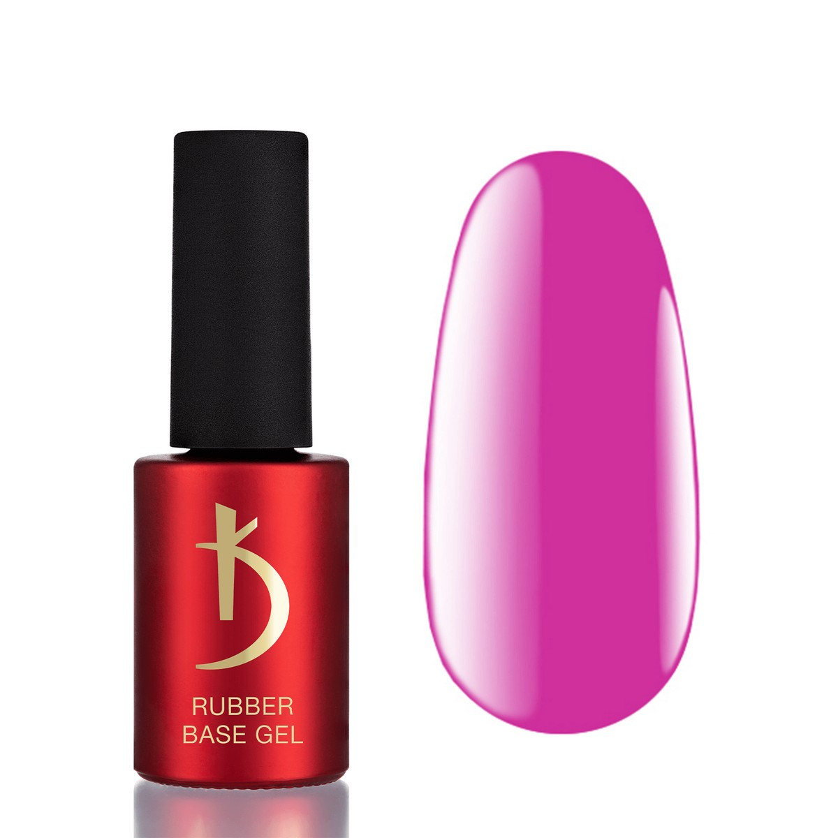 Базове кольорове покриття для гель-лаку Color Rubber base gel, Dragon Fruit, Kodi Professional, 7 мл
