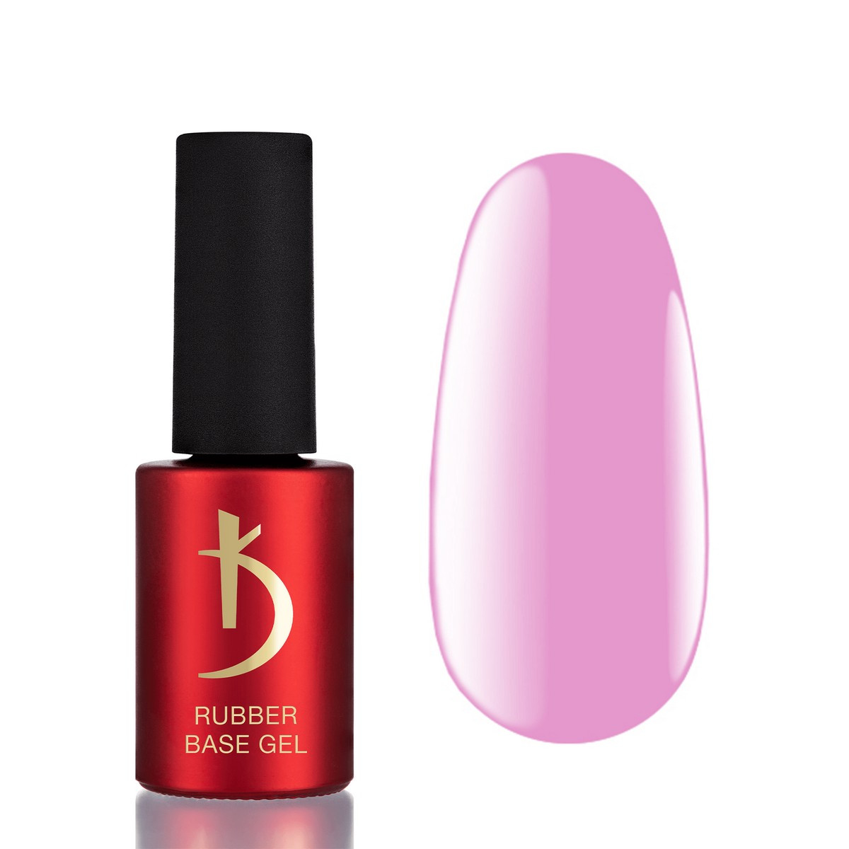 Базове кольорове покриття для гель-лаку Color Rubber base gel, Bubble Gum, Kodi Professional, 7 мл