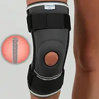 Бандаж на коліно з 4-ма спіральними ребрами та ременями Orthopoint REF-103 наколінник для спорту Розмір S