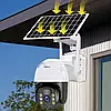 Вулична IP-камера на сонячній батареї Smart Y000-PTZ Wi-Fi V380pro інтерком датчик руху, фото 5