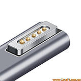 Магнітний адаптер Type C Magsafe 2 100W PD Fast Charging для MacBook Air Pro USB C конвертер зарядний магнітний перехідник, фото 5