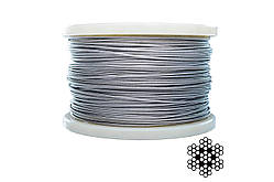 Трос нержавіючий Apro 2мм x 200м (6х7+1x7) DIN 3055 (WR-G2N) (200 шт.)