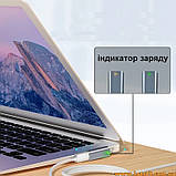 Магнітний адаптер Type C Magsafe 2 100W PD Fast Charging для MacBook Air Pro USB C конвертер зарядний магнітний перехідник, фото 7
