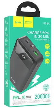 Портативний зарядний пристрій Повербанк Power Bank Hoco J102A Cool figure 20000mAh PD20W+QC3.0