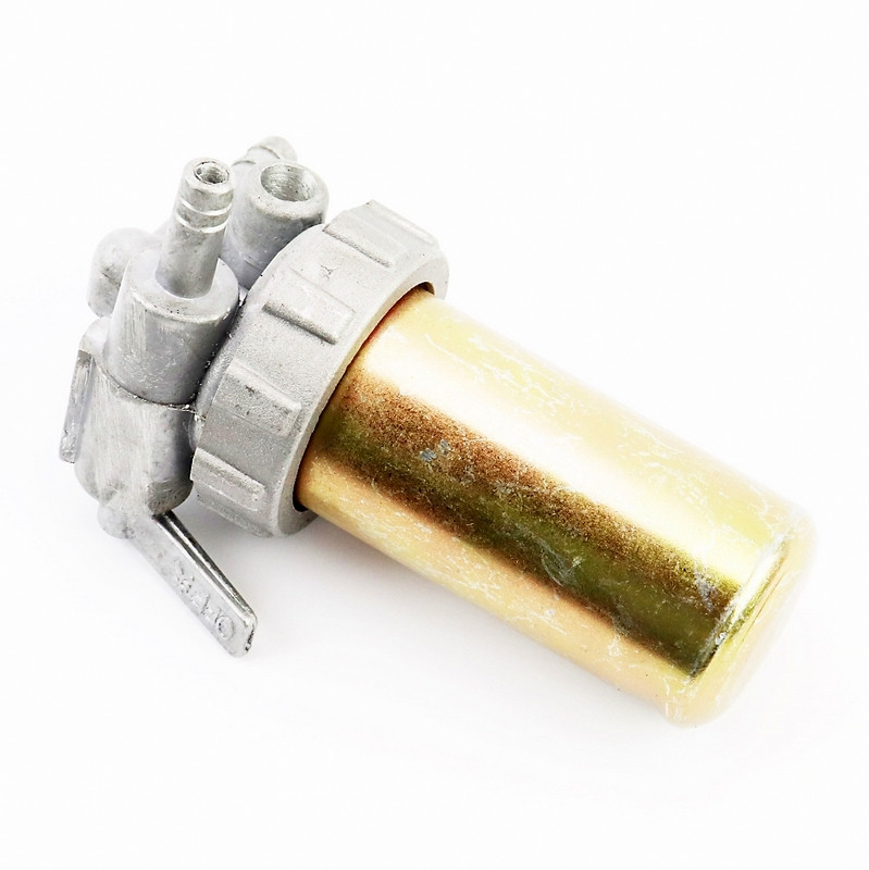 Фільтр паливний з краном двигуна R-175/195 (вхід/вихід в сторону, метал) (PRC)