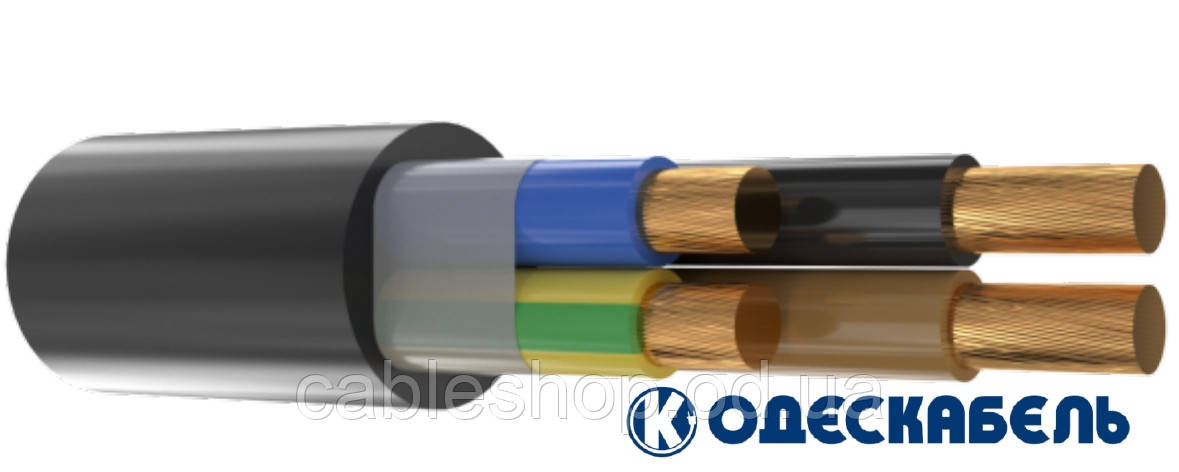 Кабель силовий ВВГнг-LS 4*10 (5кл.) ПАТ"ОДЕСКАБЕЛЬ"