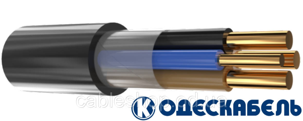 Кабель ВВГнг-LS 3*10+1*6 (ож) -0,66кВ. ПАТ"ОДЕСКАБЕЛЬ"