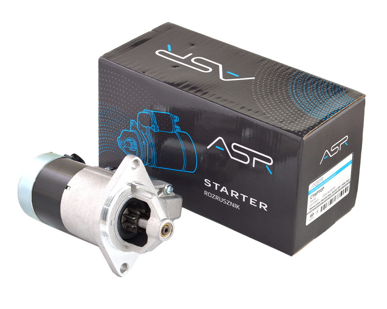 Стартер DAEWOO LANOS, Chevrolet Aveo, Tacuma 12В, 1.1кВт, 9зуб., фото 1