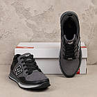 Чоловічі шкіряні кросівки Clasic Grey, фото 6