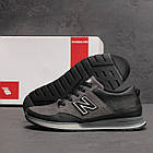 Чоловічі шкіряні кросівки Clasic Grey, фото 8