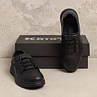 Чоловічі шкіряні туфлі Kristan black, фото 6