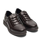 Чоловічі шкіряні туфлі Kristan dark chocolate, фото 3