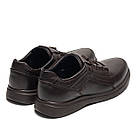 Чоловічі шкіряні туфлі Kristan dark chocolate, фото 4