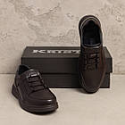 Чоловічі шкіряні туфлі Kristan dark chocolate, фото 5