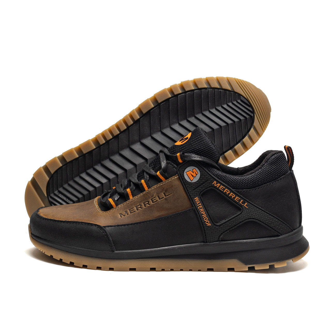 Чоловічі шкіряні кросівки  Clasic Brown, фото 1