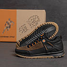 Чоловічі шкіряні кросівки  Clasic Brown, фото 9