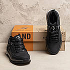 Чоловічі шкіряні кросівки Performance footwear Black, фото 7