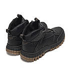 Чоловічі зимові шкіряні черевики Andante Trekking Step Black, фото 4