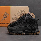 Чоловічі зимові шкіряні черевики Andante Trekking Step Black, фото 8