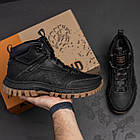 Чоловічі зимові шкіряні черевики Andante Trekking Step Black, фото 9