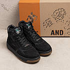 Чоловічі зимові шкіряні черевики LK Step Black, фото 5