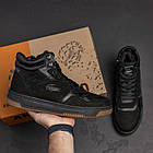 Чоловічі зимові шкіряні черевики LK Step Black, фото 8