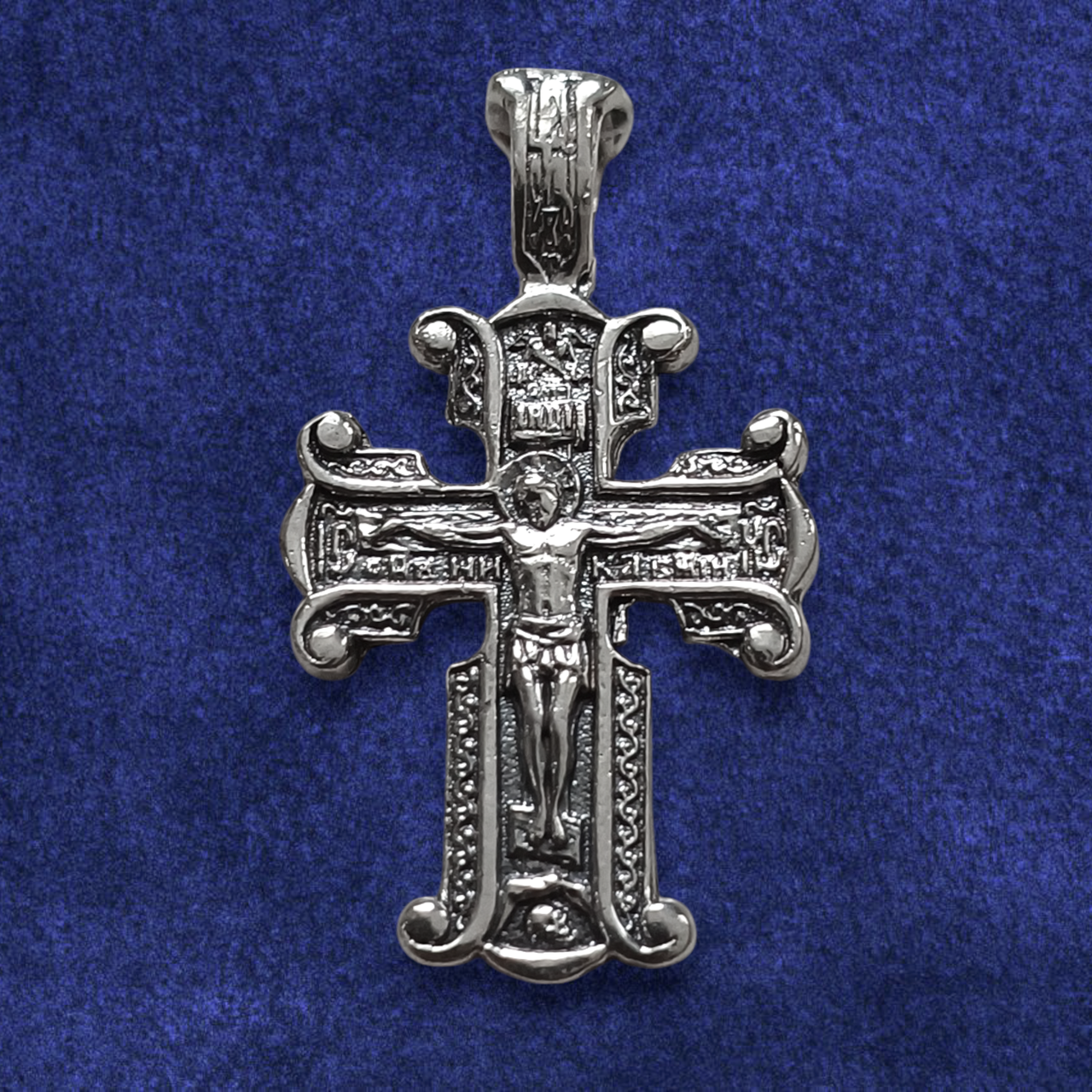 Хрестик срібний чорнений 5.85 г