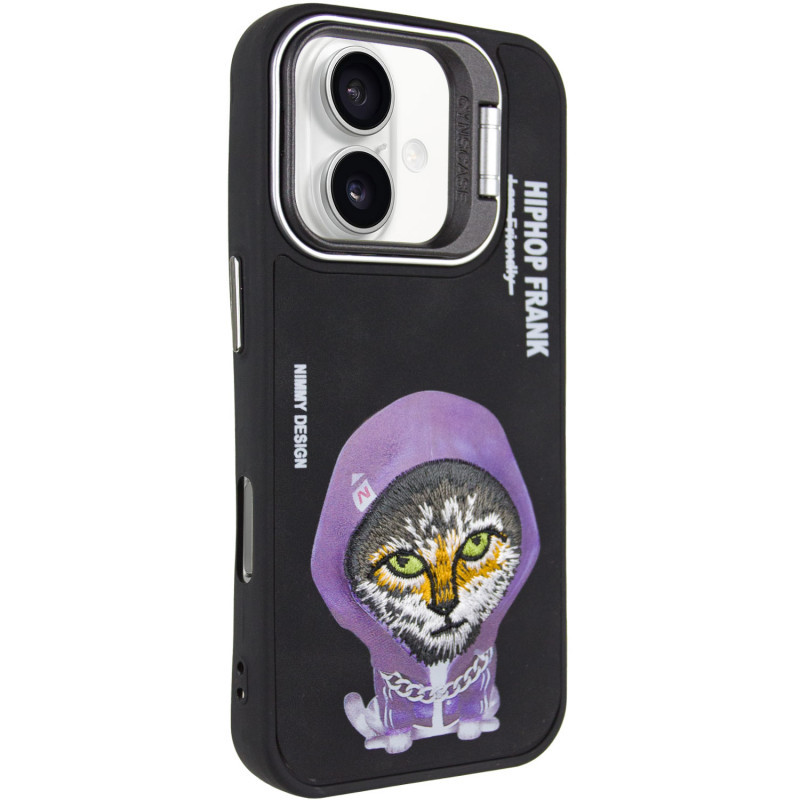 TPU+PC чохол Friends для Apple iPhone 16 (6.1") Black Cat