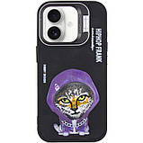 TPU+PC чохол Friends для Apple iPhone 16 (6.1") Black Cat, фото 3