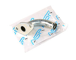 Трубка обігрівача головки блока ВАЗ 2101-07 (крива) посилена, білий цинк