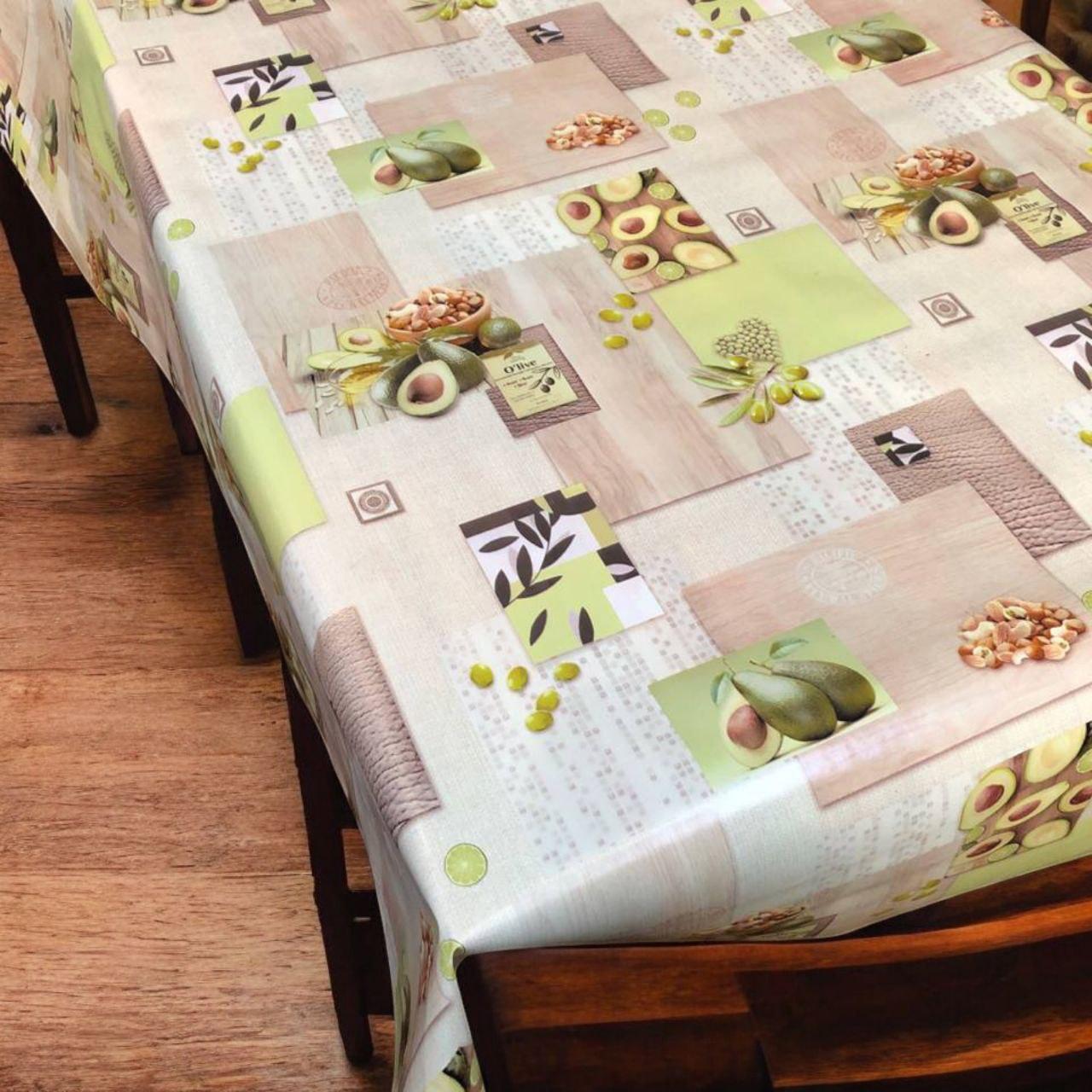 Скатертина Клейонка "Декорама" на флізеліновій основі. Ширина: 1,4 м, фото 1