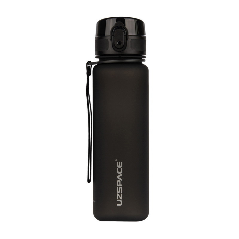 Приємна пляшка для води Uzspace Tamish Frosted Waterbottle 3026 (500 ml, black), фото 1
